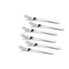Koko Jazz Stainless Steel Dinner Forks for Home/Kitchen, Set of