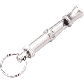 Silver Adjustable Ultrasonic Dog Whistle,Portable Whistle Pet Whistle Supersonic Whistle Dog Whistles for Pet Training Whistle for Dog ultrasonic Dog Whistles