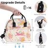 Clastyle Women Lunch Box Bag Flower Large Camping Adult Lunch