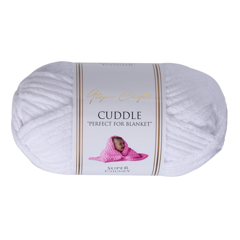 Utopia Crafts Cuddle Super Chunky Chenille Soft Yarn for Knitting