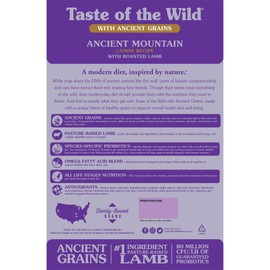 Taste of the WildHigh Protein Real Meat Recipe Sierra Mountain Premium Dry Dog Food