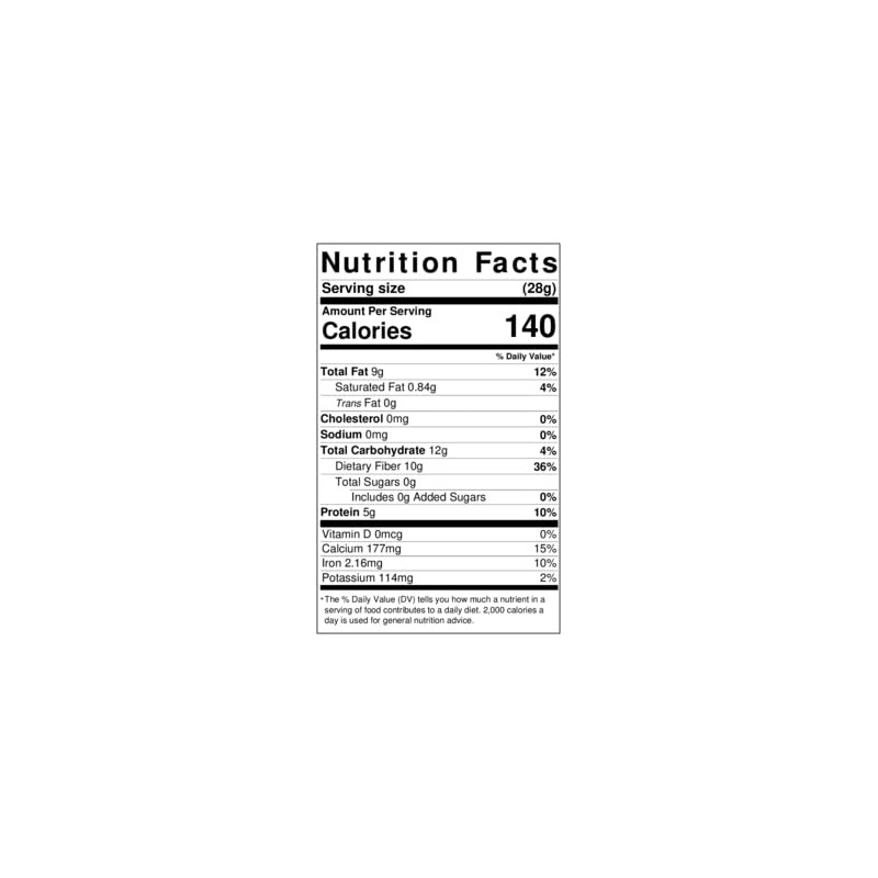 Treasured Harvest Black Chia Seeds - Whole, Bulk 5 lb.