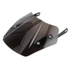 Universal Motorcycle Windshield Wind Deflector Screen W/Mounting Bracket for 5‑7inTawny