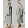 MyGradDay Unisex Matte Graduation Cap and Gown 2026 Set Bulk