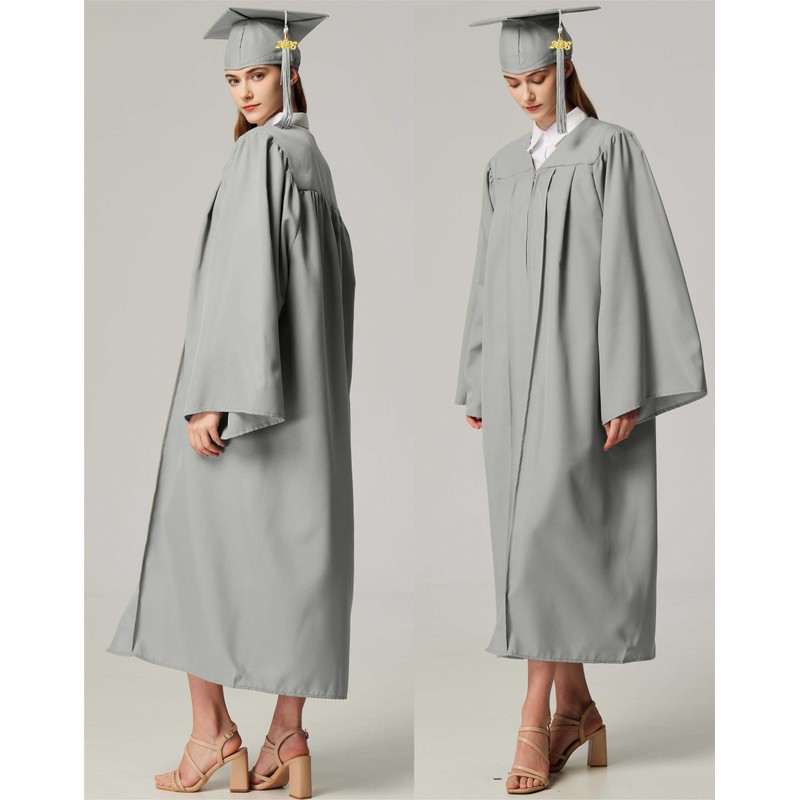 MyGradDay Unisex Matte Graduation Cap and Gown 2026 Set Bulk