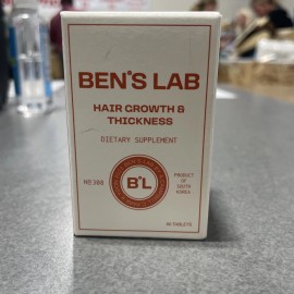 Ben's Lab New) Ben's Lab Hair Growth & Thickness Supplements 60 tablets Madein South Korea