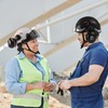Safety Helmet Hard Hat and Ear Protection, ANSI Z89.1 Approved