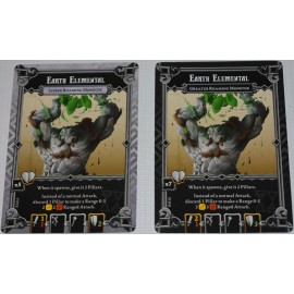 CoolMiniOrNot Massive Darkness Earth  Elemental Replacement cards Lesser and Greater