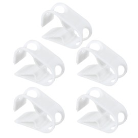 PATIKIL 5 Pack Plastic Tubing Clamps, 1/2"-5/7" Adjustable Tube Clamp Laboratory Pinch Valve Flow Control Hose Clamp for Hose Flow
