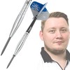 BULL'S Unisex - Adult Martin Schindler Dart, Silver, 21g