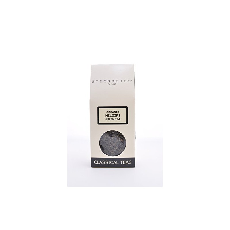 Steenbergs Organic Nilgiri Green Tea 80g - Loose Leaf Single