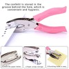 Circle/Heart/Star Shaped Metal Hole Punch Pliers, Soft Grip Stainless Steel