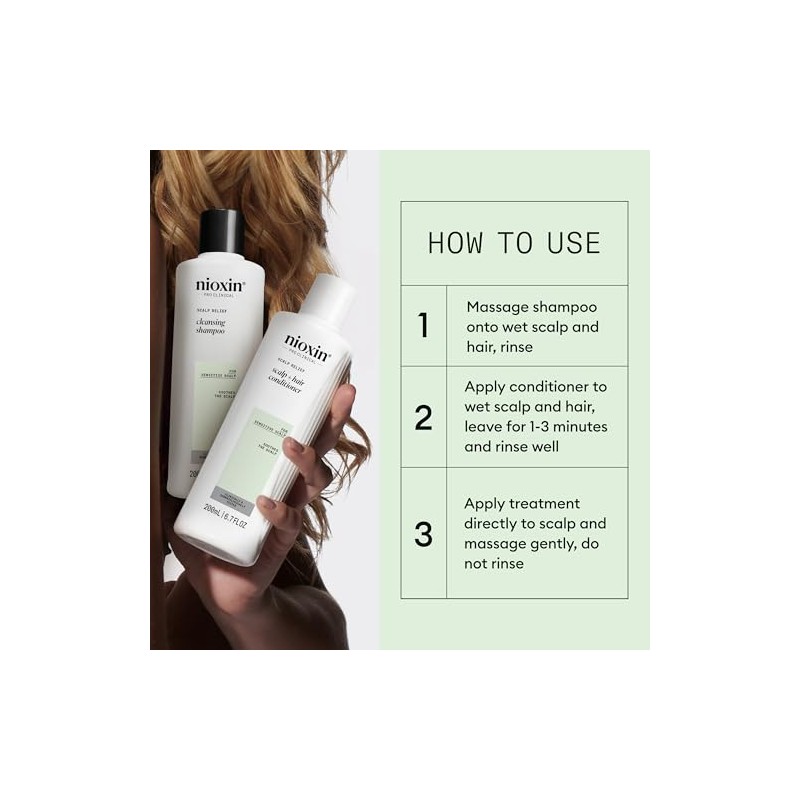 Nioxin Scalp Relief System Kit for Sensitive, Dry & Itchy