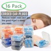 AXBUS Tapones para los oídos de silicona para dormir, 16