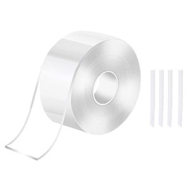 White Creative Nano Tape Bubbles, DIY Multiple Play Methods Intellectual Development Nano Tape Kneading, Double Sided Nano Tape Elastic Bubble DIY Craft Kit for Party Balloons Party Supplies