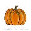 Unfinished Simple Pumpkin Wood Craft Shape – Paintable Fall Cutout