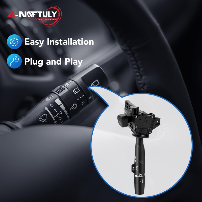 Turn Signal & Multifunction Switch Compatible with Chevy Silverado 1500/2500/3500