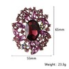 Axmerdal - Broche de ramo de diamantes de imitación para