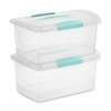 Sterilite Medium Nesting ShowOffs, Stackable Small Storage Bin with Latching