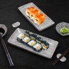 Pumtus 8 Pcs Sushi Plate Set, Ceramic Sushi Serving Set