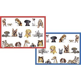 Caspari Dogs Blank Boxed Note Cards, 32 Cards & Envelopes