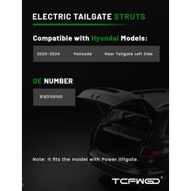 Rear Liftgate Power Support Shock Strut Compatible with Hyundai Palisade 2020 2021 2022 2023 2024,Electric Tailgate Lift Actuator Replace # 81831-S8100,81831S8100