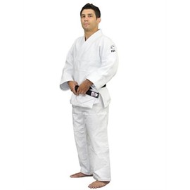 Fuji Double Weave Judo GI Uniform, White, 7