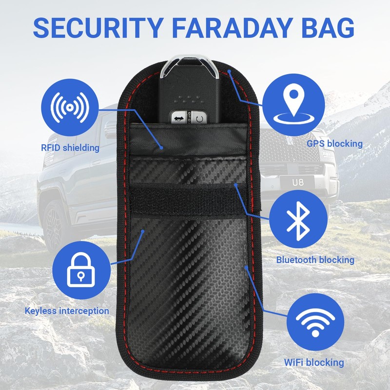 2 Pack Keyless Go Protection - Car Key Protection Keyless