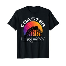 Theme Park Amusement Park Family Matching Coaster Crew T-Shirt