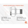 SÜA - Acetylene Adaptor - CGA-520 (Size B Cylinder) to
