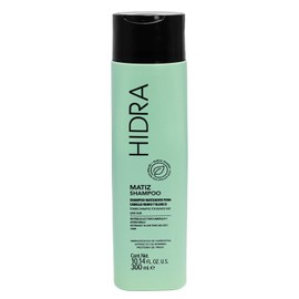 HIDRACOLOR - Matiz Shampoo 300 ml, Champú Matizante e Hidratante, Neutraliza Tonos Dorados y Resalta los Cenizos, para Cabellos Rubios y Grises, con Filtros Solares, Fórmula Enriquecida