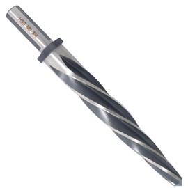 vibedor 3/4" Durable Reamer Drill Bit, M2 HSS Taper Chucking Reamer Bridge Construction, Non-Slip Shank Car Reamer for Steel, Alloy, Metal, Wood and Plastic