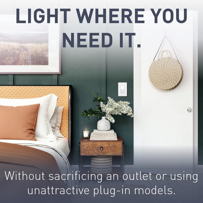 Legrand radiant NTL873WCC6 15 Amp Combination Adjustable LED Night Light