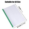 ZLYY Plastic File Folder 10mm Sliding Bar Report Covers, A4