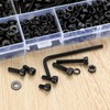 800 Pieces M4 Cylinder Screws Nuts Set, Hexagon Socket Screws