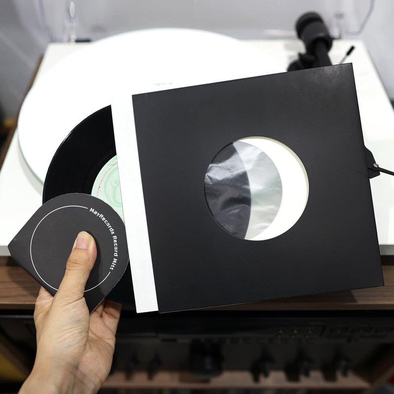 sdroceRyaM 7 inch Record Sleeves Anti-Static EP Jacket Covers with
