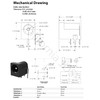 California JOS Breadboard-Friendly 2.1mm PCB Mounting Female DC Power Barrel