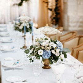 GALPADA Ombrello Con Pizzo Per Ombrello Da Sposa Ombrellone Ricamato Come Decorazione E Giocattolo Ombrello A Punta Con Impugnatura Ergonomica Per Foto Di Matrimonio E Celebrazioni