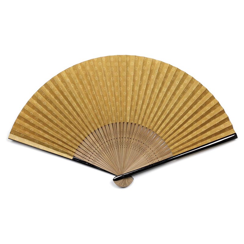 谷口松雄堂 [わがみ小路] 扇子 (琳派扇子 風神雷神 紳士用) 江戸絵画の傑作が扇子に！　お土産・プレゼントにおすすめです