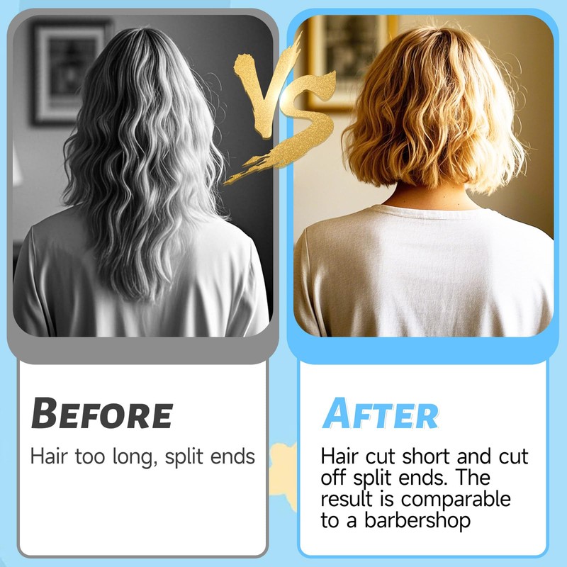 TagRecove Professional Hair Styling Tools: DIY Layering and Trimming Kit