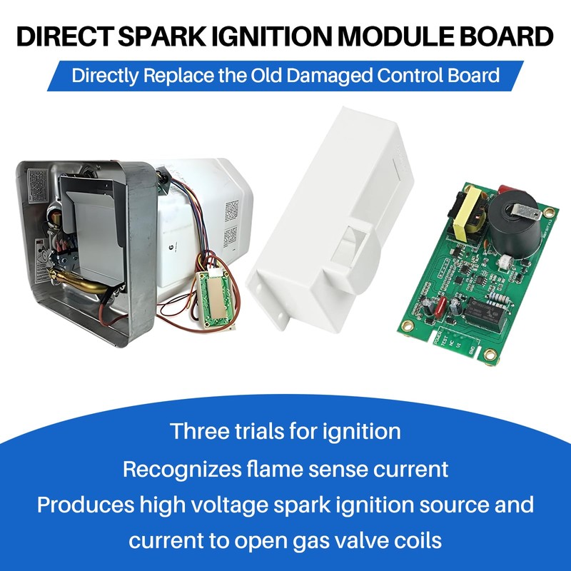 520814 RV Water Heater Ignition Control Module Board Replacement for