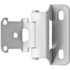 Partial Wrap 1/4" Overlay Hinges - Antique Brass - pair