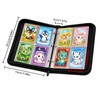 1 Large Capacity Trading Card Binder, 4-Pocket Card Holder with