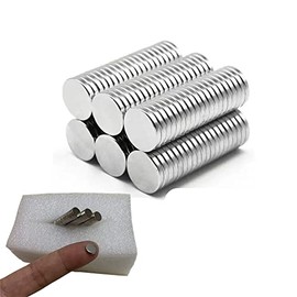 kkhouse 100PCS 8x2mm Magnet 8mmx2mm Round Magnet 8x2mm Magnetic Disc Magnet Sheet 8 * 2 mm