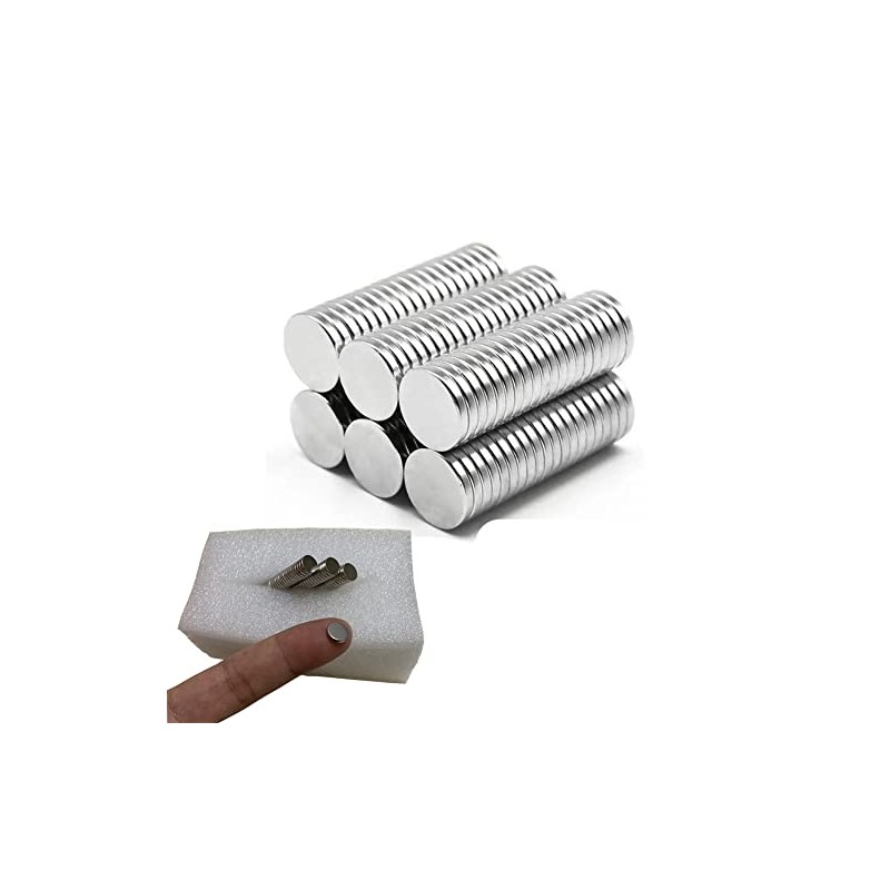 kkhouse 100PCS 8x2mm Magnet 8mmx2mm Round Magnet 8x2mm Magnetic Disc