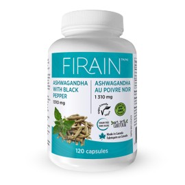 Firain Ashwagandha with Black Pepper for improved absorption - decrease stress and increase energy