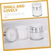 Beavorty 2Pcs Reusable Moisturizer Pump Dispenser Bottles Compact Cream Containers