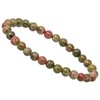 ELEDORO Stretch Bracelet Made of Real Gemstone Beads (6 mm)