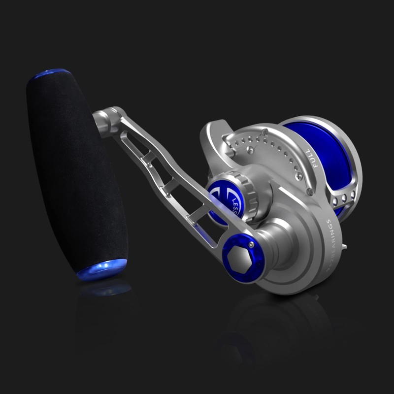 Watachamp Caribbean Jigging Bait Reel for Big Games, Lever Drag
