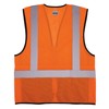 Ergodyne GloWear 8210Z-BK Class 2 Safety Vest, Hi Vis Mesh,